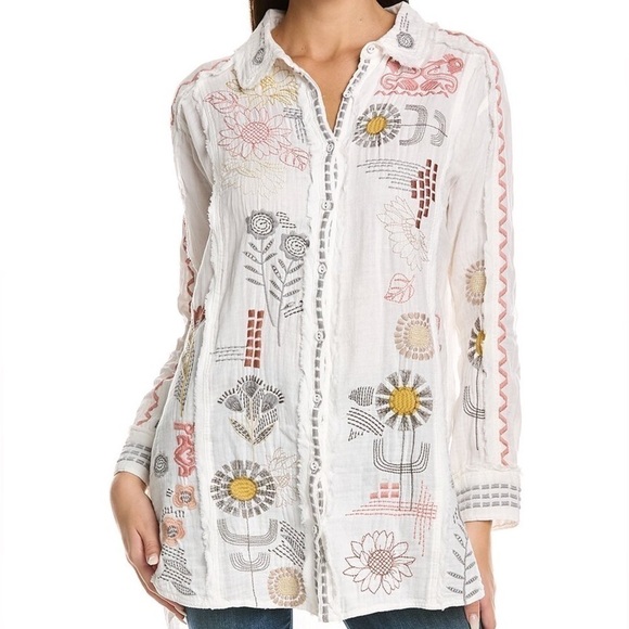 Johnny Was Tops - Johnny Was Zara Tunic NWT